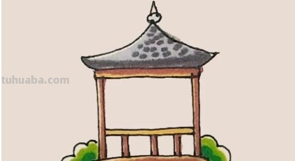 亭子的速写亭子的速写图片 亭子的速写亭子的速写图片