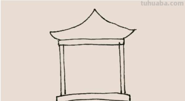 亭子的速写亭子的速写图片 亭子的速写亭子的速写图片