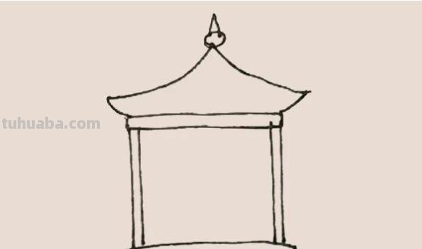亭子的速写亭子的速写图片 亭子的速写亭子的速写图片