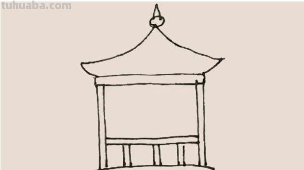 亭子的速写亭子的速写图片 亭子的速写亭子的速写图片