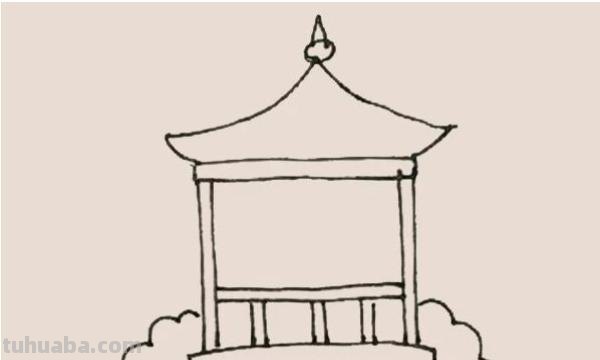 亭子的速写亭子的速写图片 亭子的速写亭子的速写图片