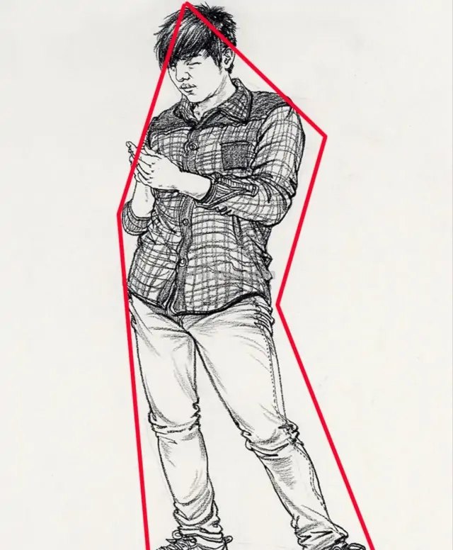 临摹人物速写临摹人物速写图片简单