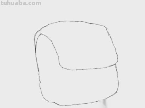 书包的速写书包的速写画法图片简单