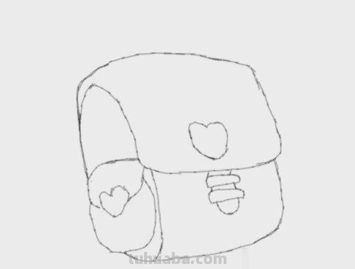 书包的速写书包的速写画法图片简单