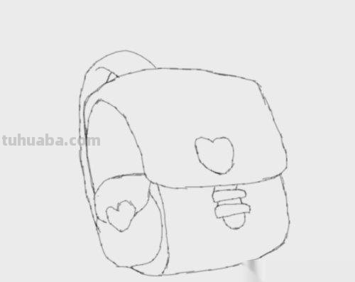 书包的速写书包的速写画法图片简单