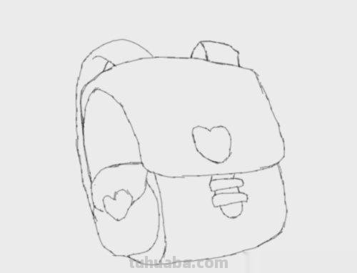 书包的速写书包的速写画法图片简单