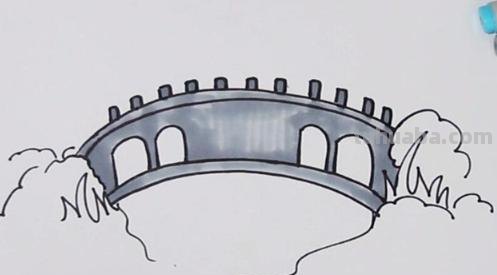 桥风景速写桥风景速写图片 桥风景速写桥风景速写图片
