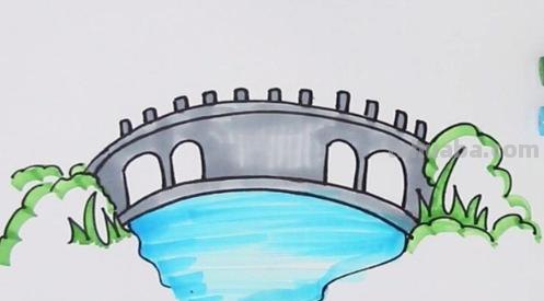 桥风景速写桥风景速写图片 桥风景速写桥风景速写图片