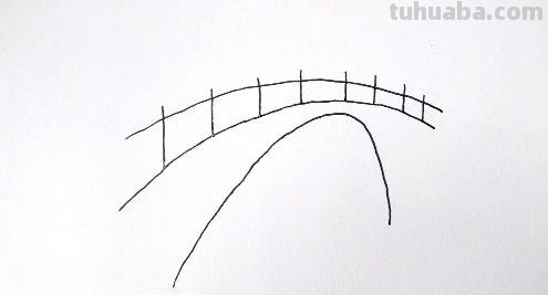 风景速写桥风景速写桥的图片