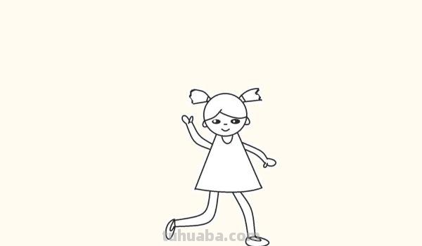 放风筝速写放风筝速写场景