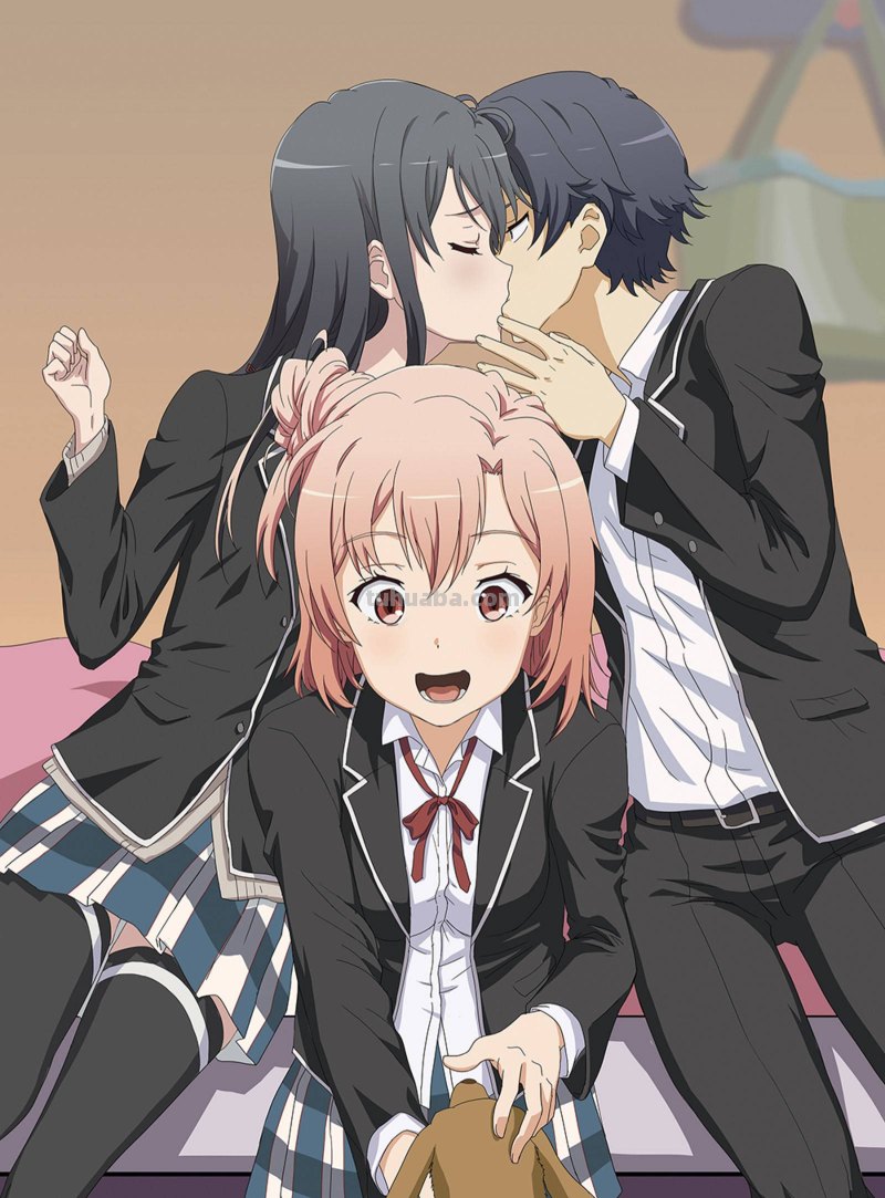 哇塞~腿又长又直！！穿上过膝袜的雪乃简直不要太迷人~|雪乃插画壁纸合集