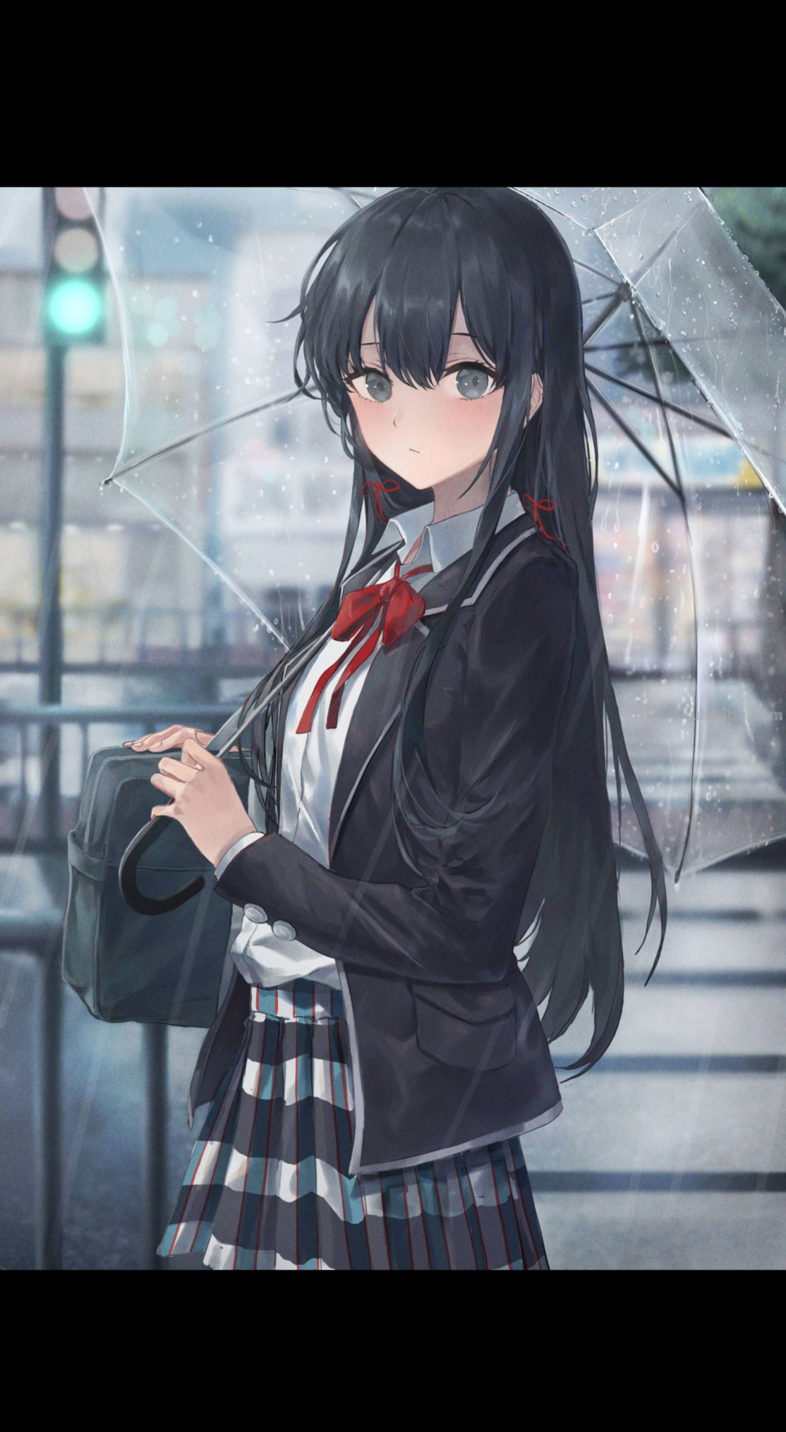 哇塞~腿又长又直！！穿上过膝袜的雪乃简直不要太迷人~|雪乃插画壁纸合集