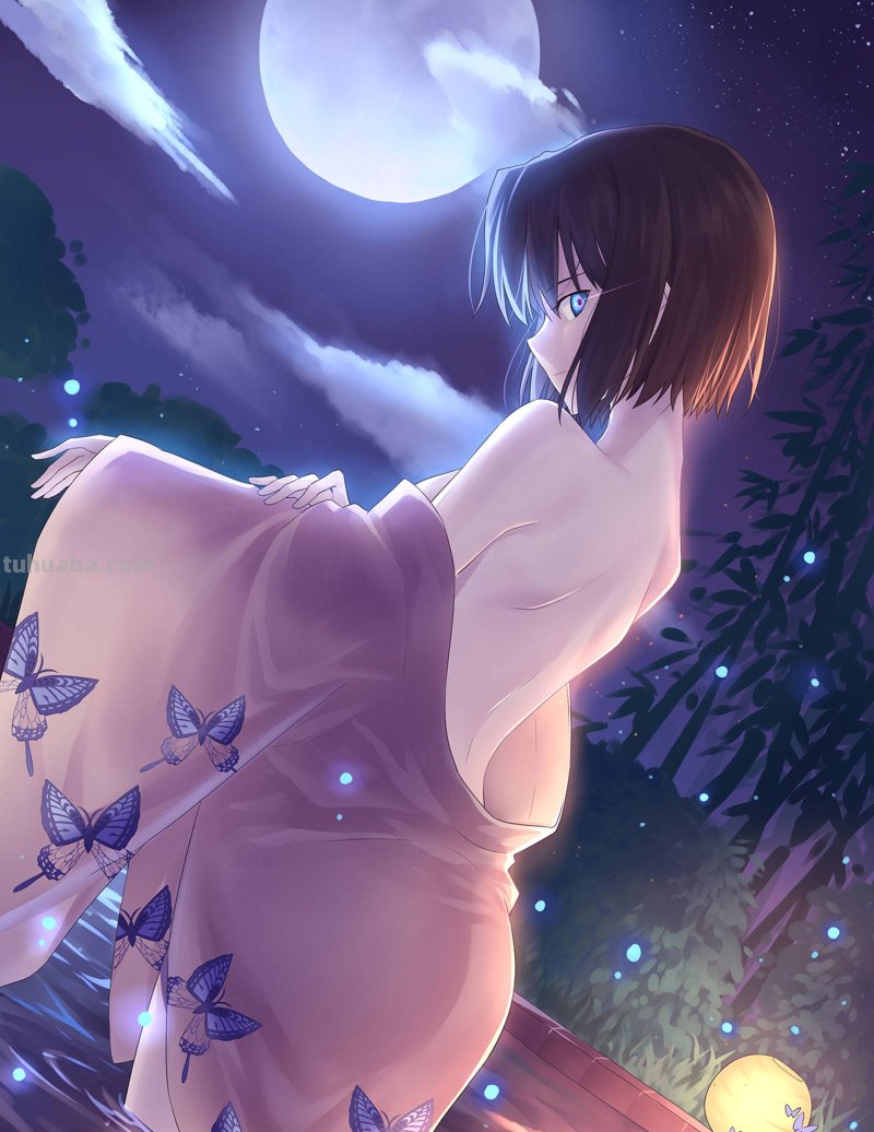 傲娇又帅气，谁能抵挡得住这么美丽的杀人狂？|《空之境界》两仪式插画壁纸合集