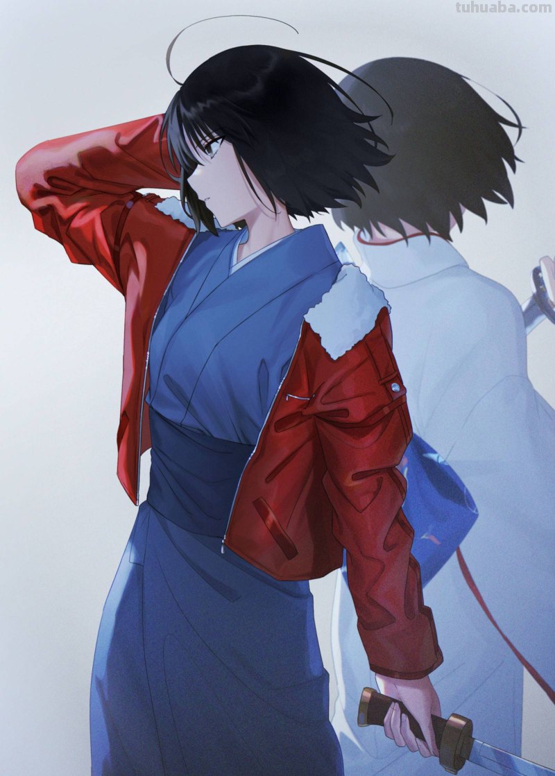 傲娇又帅气，谁能抵挡得住这么美丽的杀人狂？|《空之境界》两仪式插画壁纸合集