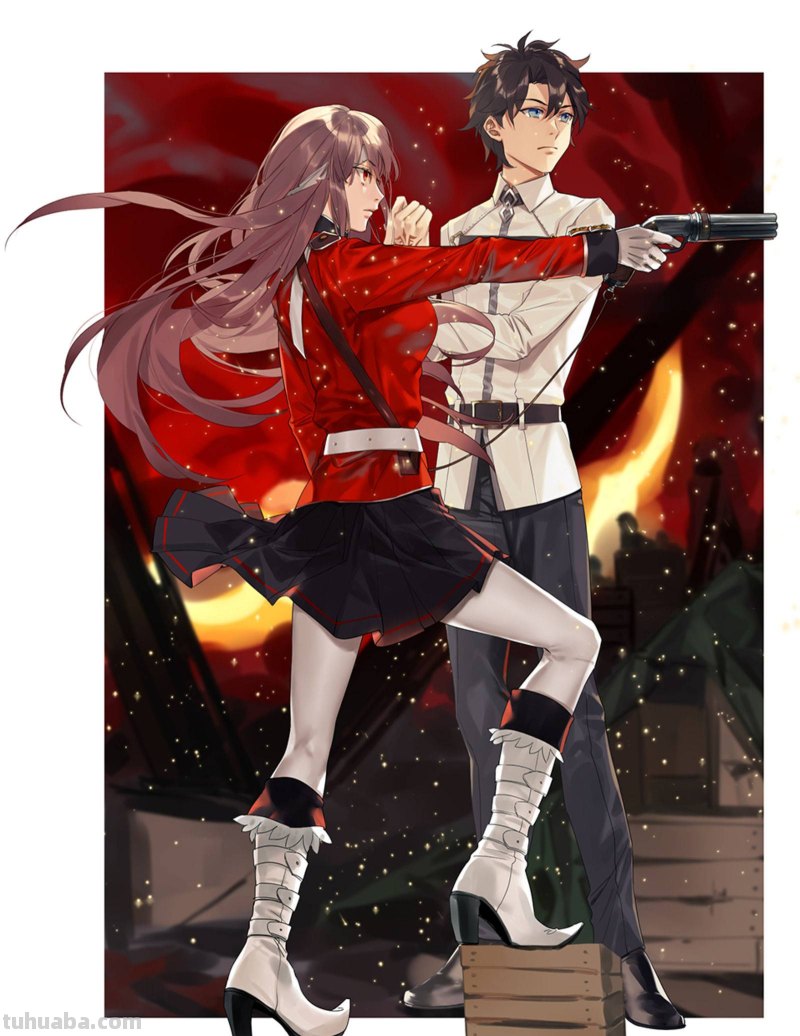 傲娇又帅气，谁能抵挡得住这么美丽的杀人狂？|《空之境界》两仪式插画壁纸合集