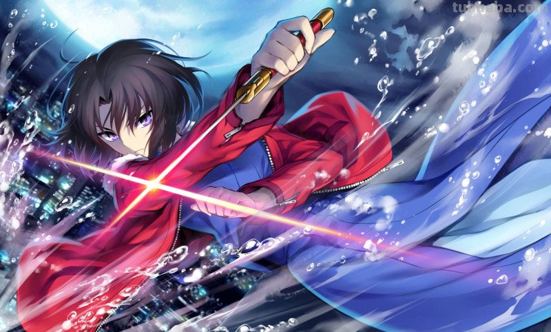 傲娇又帅气，谁能抵挡得住这么美丽的杀人狂？|《空之境界》两仪式插画壁纸合集