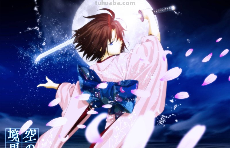 傲娇又帅气，谁能抵挡得住这么美丽的杀人狂？|《空之境界》两仪式插画壁纸合集