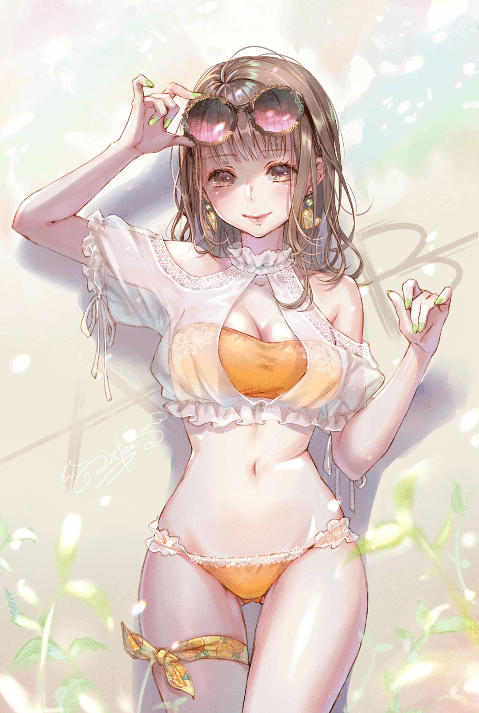 穿上美美的泳装去海边，才是夏天的正确打开方式|夏日泳装插画合辑