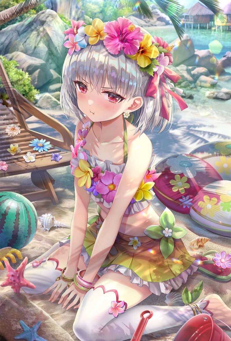 穿上美美的泳装去海边，才是夏天的正确打开方式|夏日泳装插画合辑