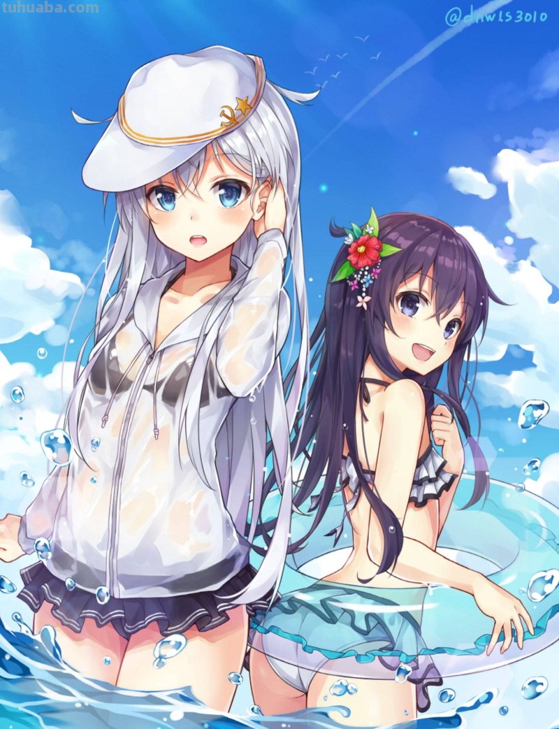 穿上美美的泳装去海边，才是夏天的正确打开方式|夏日泳装插画合辑