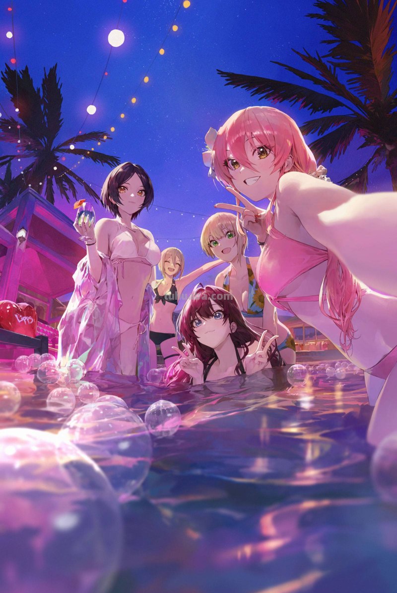 穿上美美的泳装去海边，才是夏天的正确打开方式|夏日泳装插画合辑