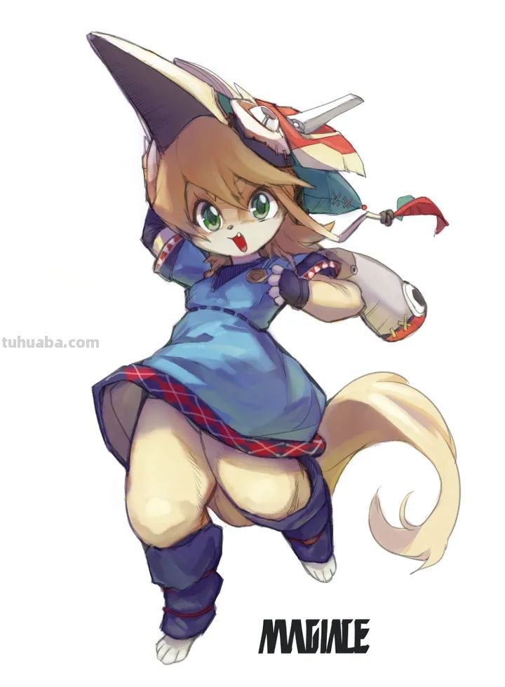 毛茸茸的兽耳福瑞插画壁纸特辑