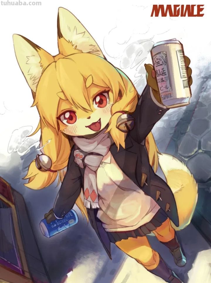 毛茸茸的兽耳福瑞插画壁纸特辑