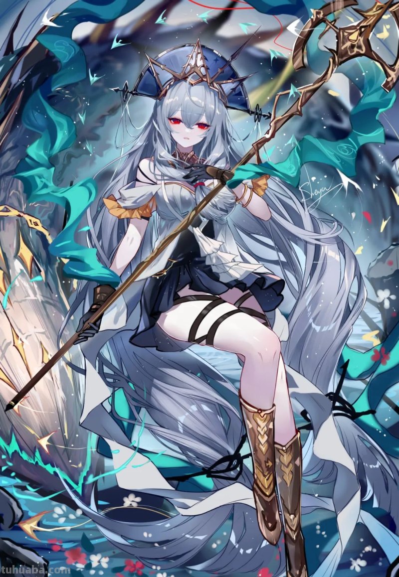 【明日方舟】斯卡蒂人物壁纸特辑