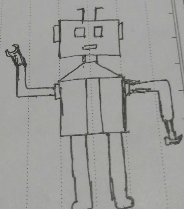 机器人速写机器人速写图片大全