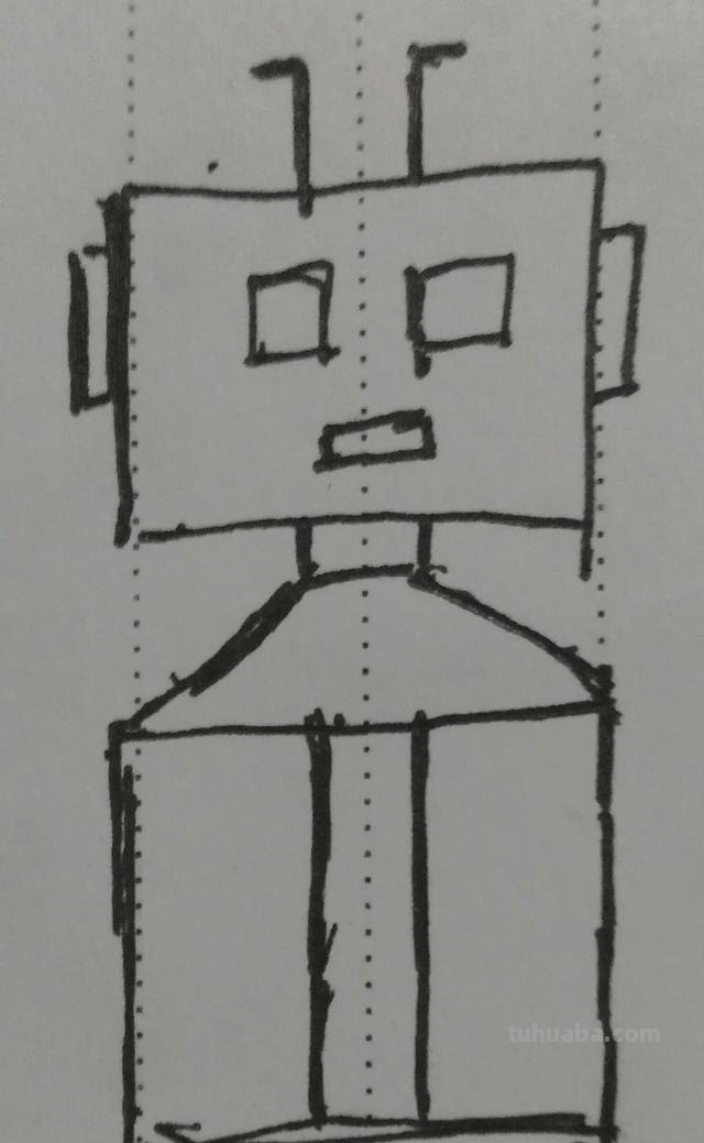 机器人速写机器人速写图片大全