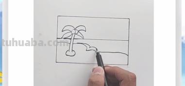 夏天的速写夏天的速写画