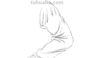 人物速写侧面人物速写侧面站姿