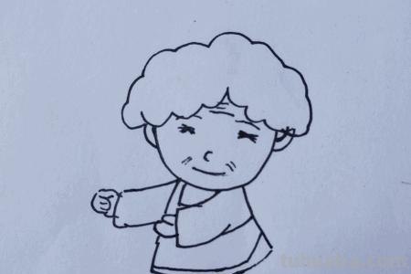 速写老奶奶速写老奶奶的头