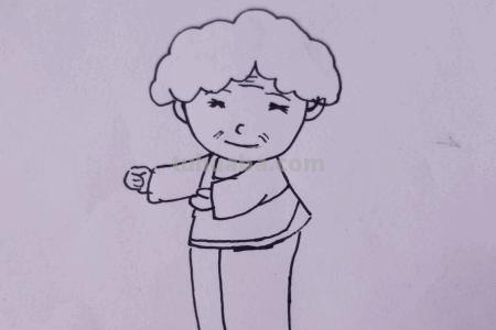 速写老奶奶速写老奶奶的头