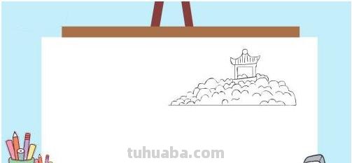 场景速写公园场景速写公园一角