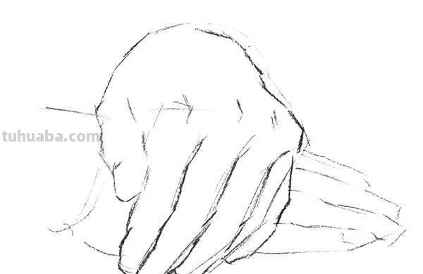 人物速写手人物速写手的画法图片