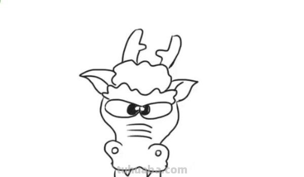 龙头的速写龙头的速写画