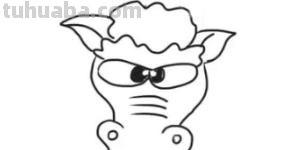 龙头的速写龙头的速写画