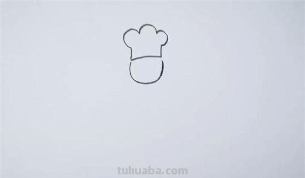 厨师的速写厨师速写临摹图片