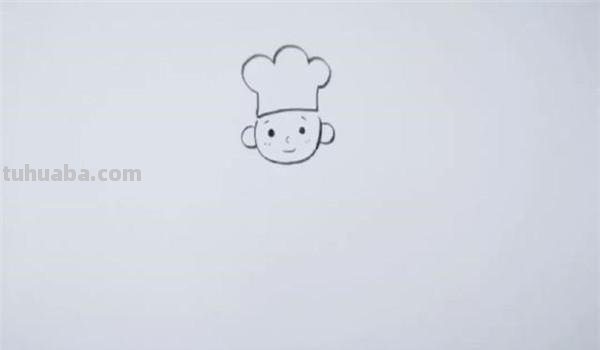 厨师的速写厨师速写临摹图片