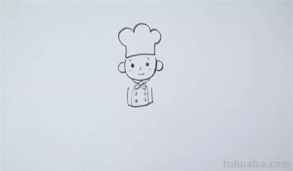 厨师的速写厨师速写临摹图片