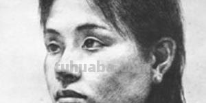 人物侧脸速写人物侧脸速写侧面