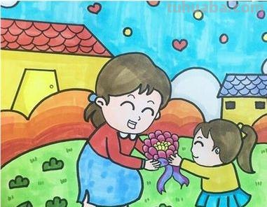 母亲节速写母亲节速写画 母亲节速写母亲节速写画