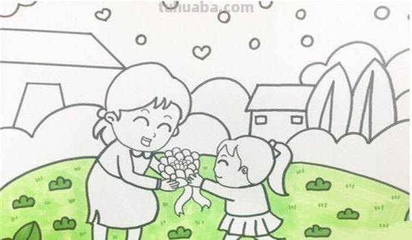 母亲节速写母亲节速写画 母亲节速写母亲节速写画