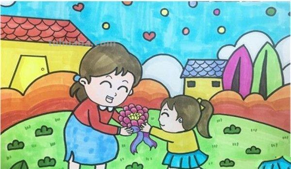 母亲节速写母亲节速写画 母亲节速写母亲节速写画