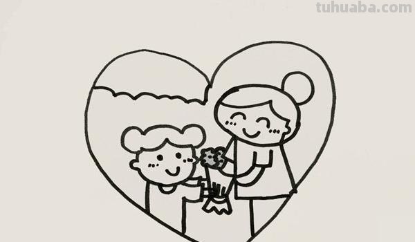 母亲节速写母亲节速写画 母亲节速写母亲节速写画