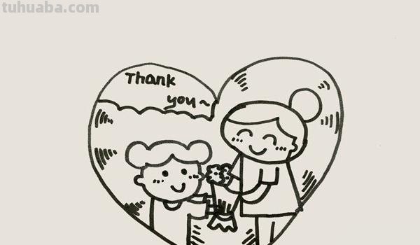 母亲节速写母亲节速写画 母亲节速写母亲节速写画