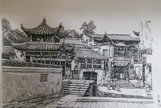 速写入门基础画技巧风景速写入门基础画 风景