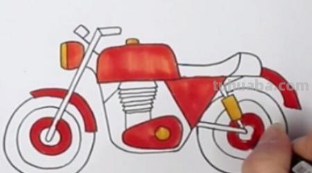 速写摩托车速写摩托车怎么画