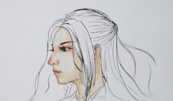 速写古风人物速写古风人物临摹图